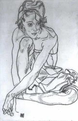 Crouching with Left Arm Extended